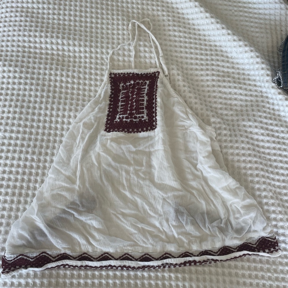 Garage embroidered top! Never worn!